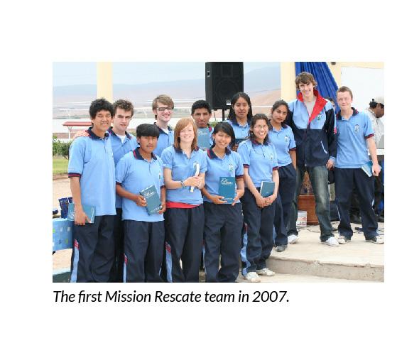 The first Mission Rescate Team 2007.